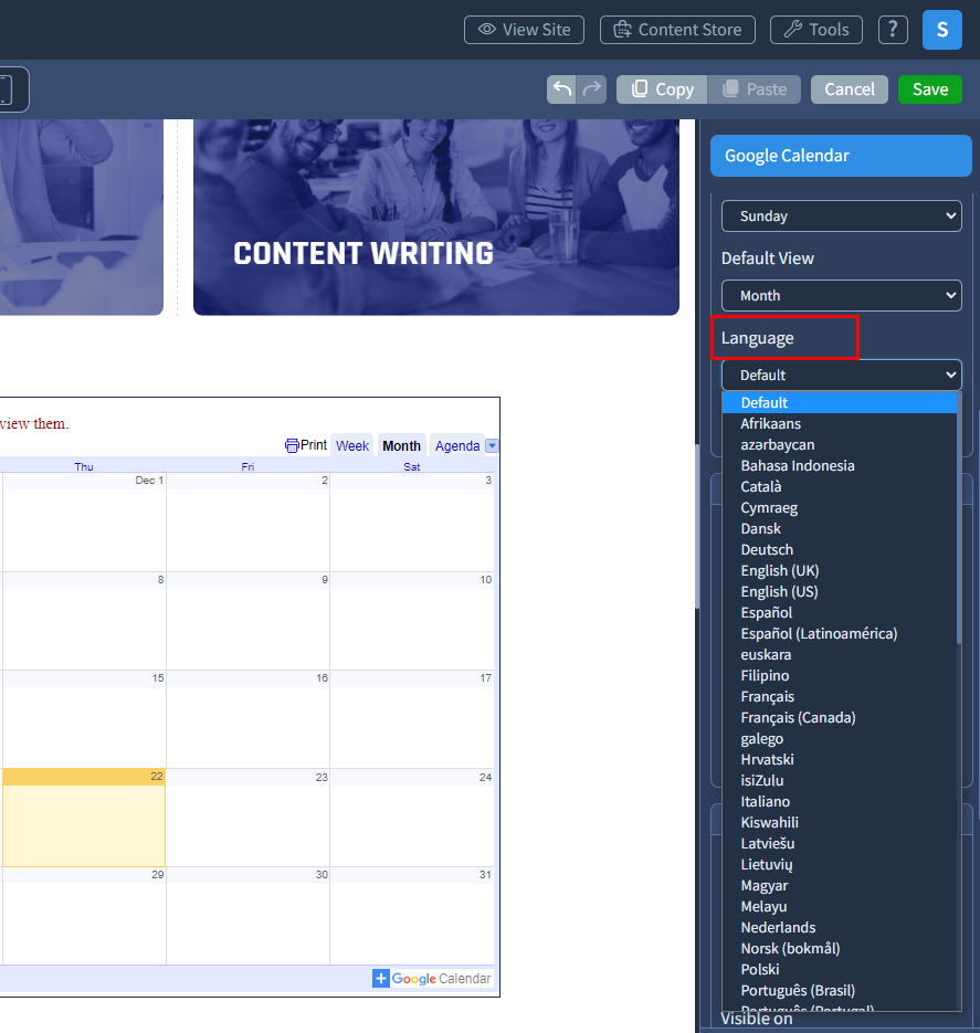 Widget: Google Calendar Moto Help Center